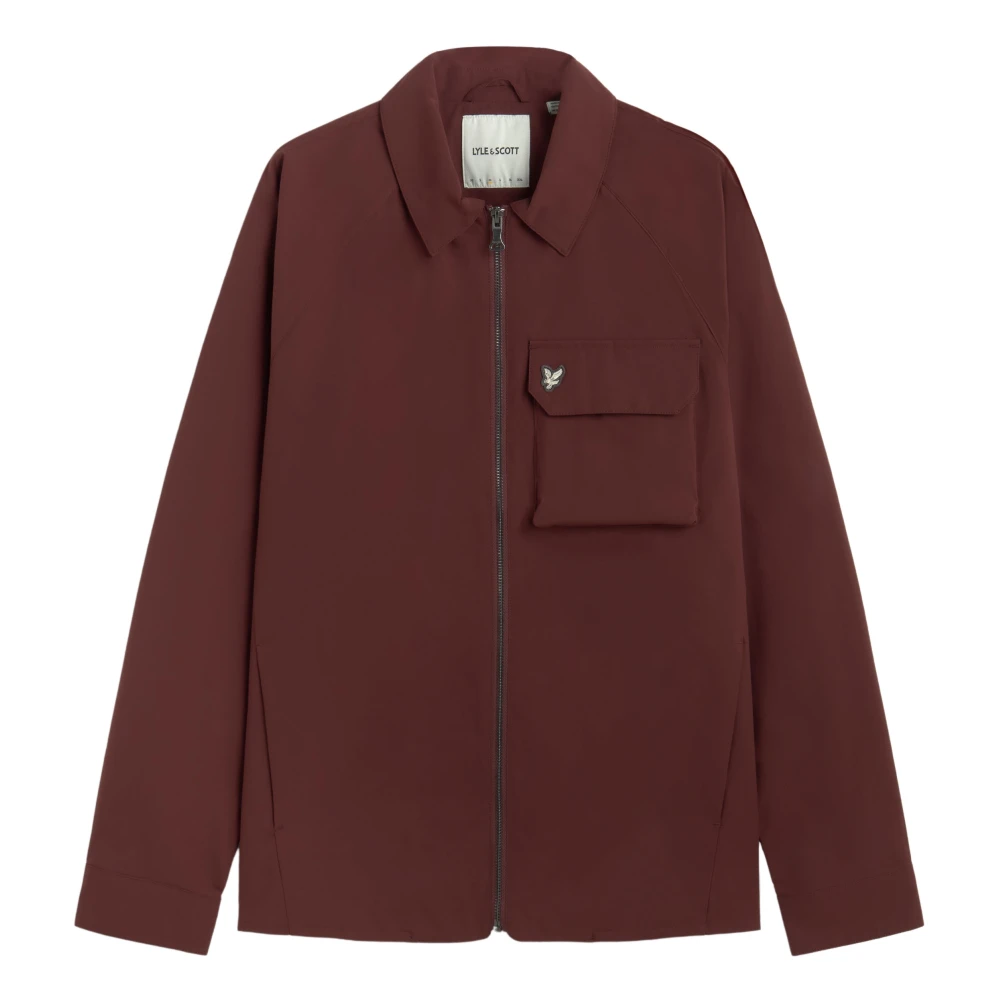 Lyle & Scott Ritssluiting Borstzak Jas Red Heren