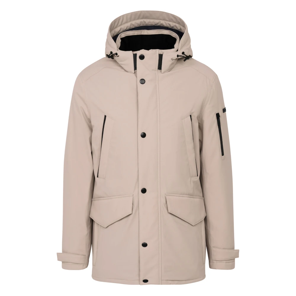 Bugatti Men's Beige Jackets Stylish Model