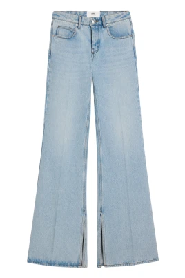 Blå Flared-leg Casual Jeans