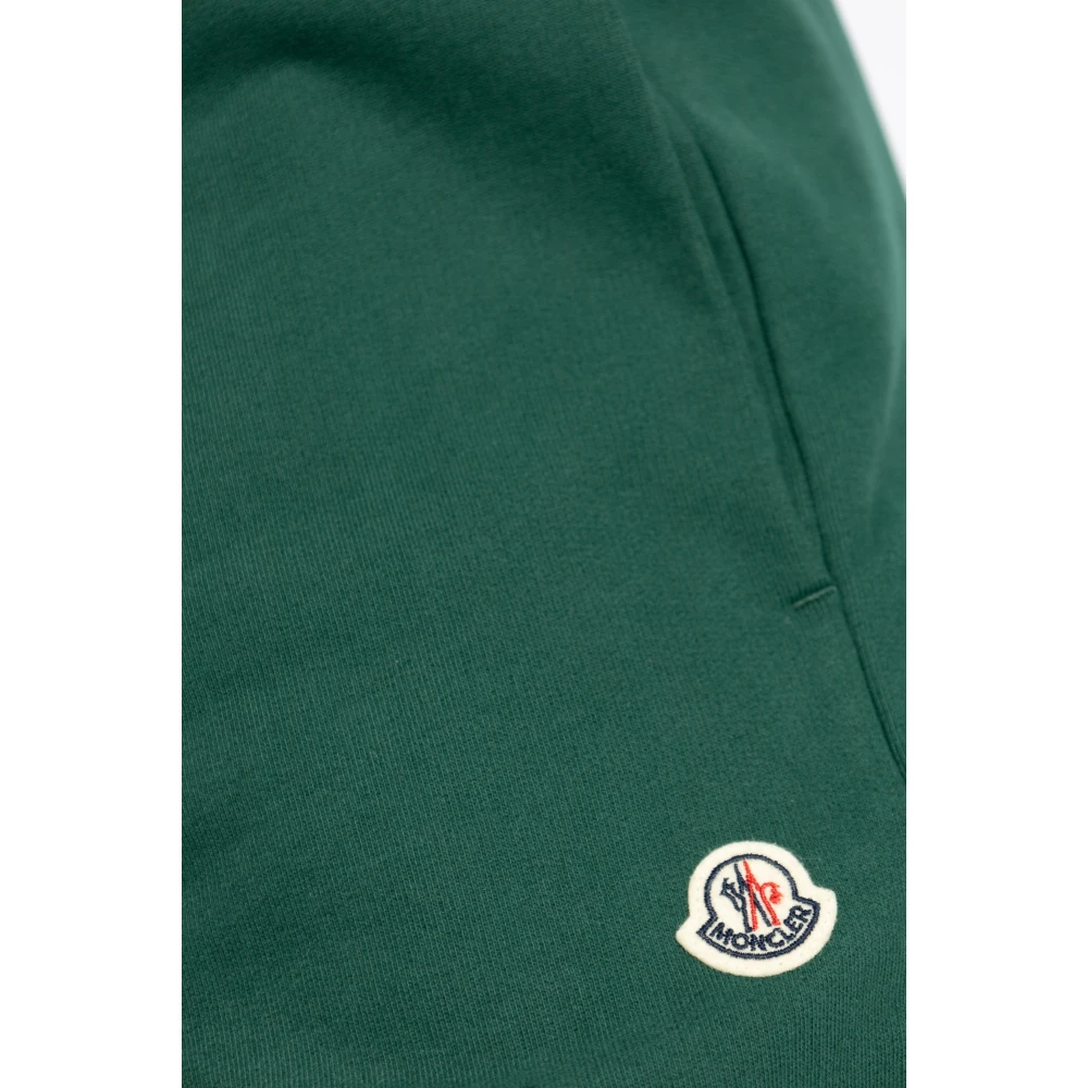 Moncler Sweatpants met logo Green Heren