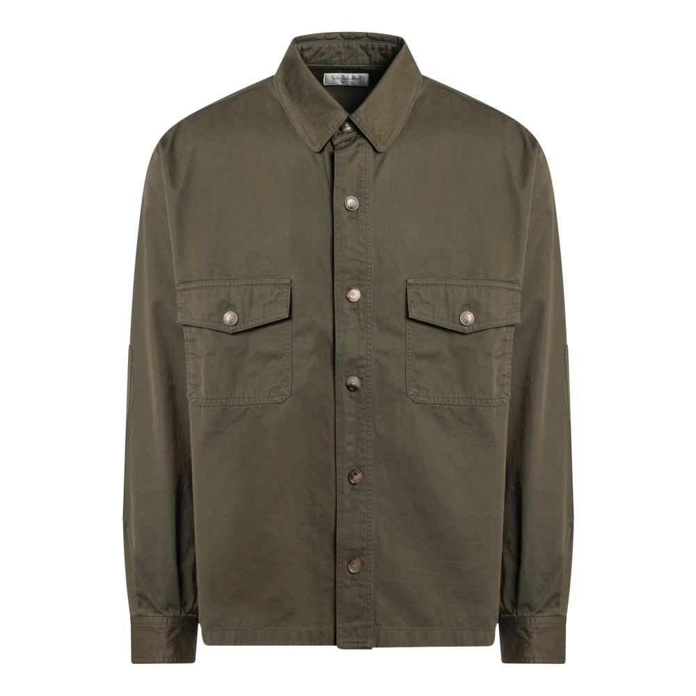 Saint Laurent Lange mouwen overhemd Green Heren