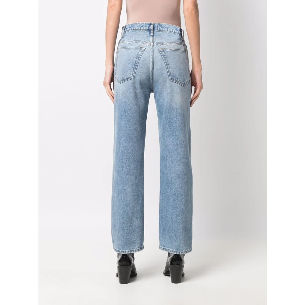 Re Done Vintage Flared Jeans met edelsteen details Blue Dames