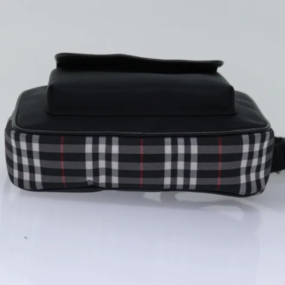 Burberry Vintage Pre-owned Fabric crossbody-bags Black Dames