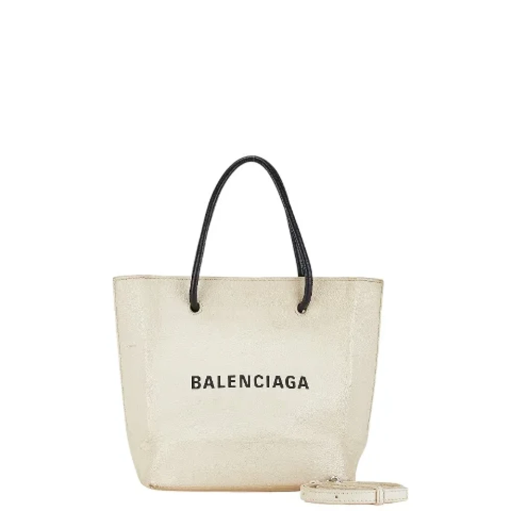 Balenciaga Vintage Pre-owned Leather balenciaga-bags White Dames