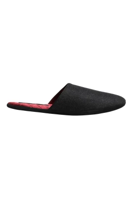 Quilted Wool Cashmere Slippers