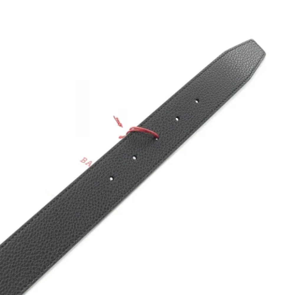 Bally Pre-owned Leather belts Black Dames