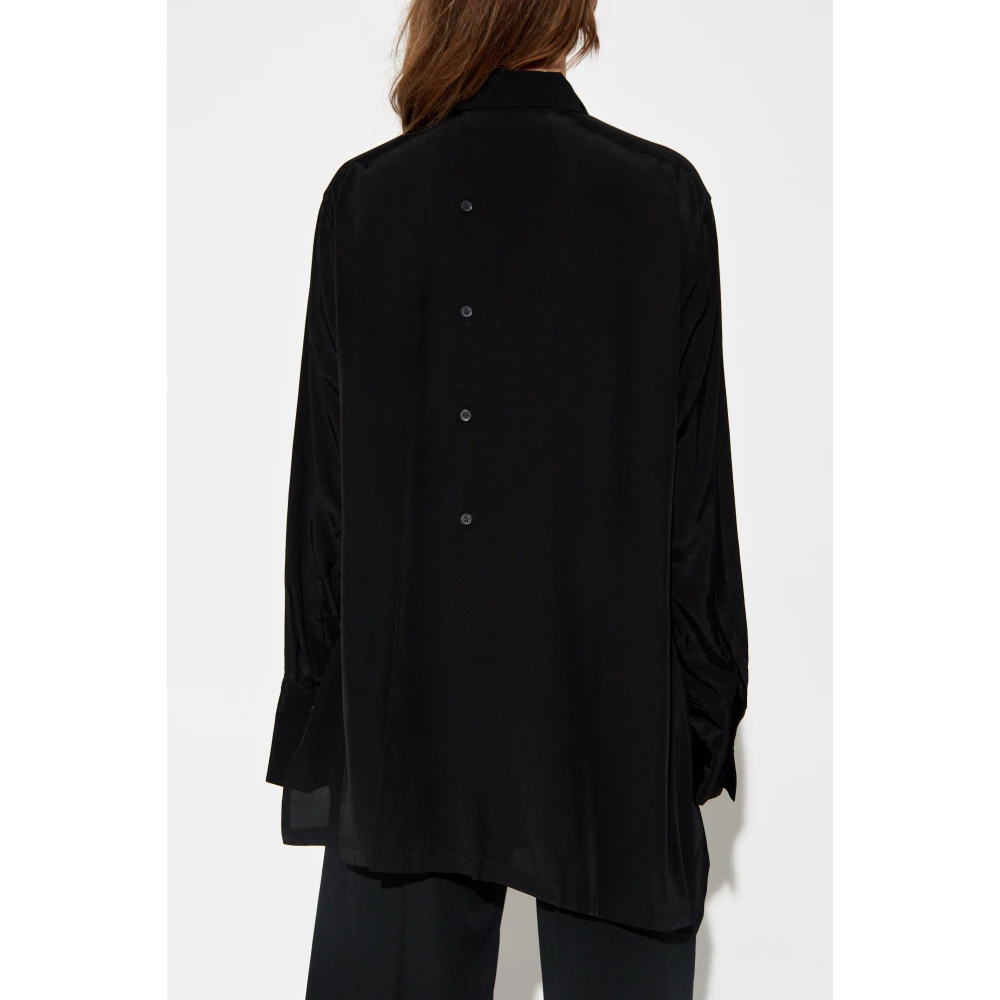 Y-3 Oversized Shirt Black Dames
