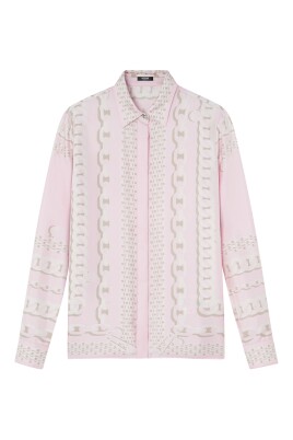 chemise-en-soie-imprime-tresor-rose