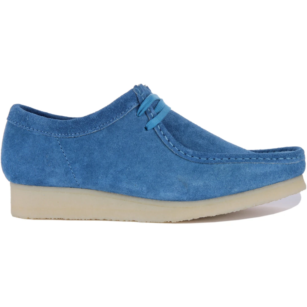 Clarks Men's Blue Laced Shoes, 10 Uk, Wallabee Lace-Up Shoes