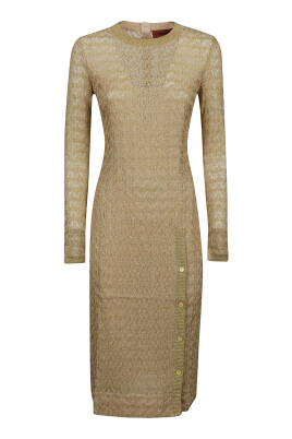 elegante-robe-midi-jaune-ocre