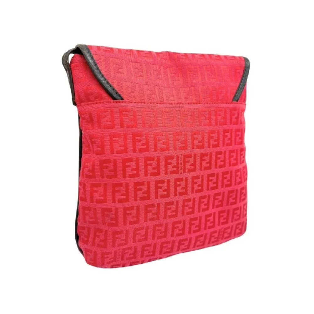 Fendi Vintage Pre-owned Cotton fendi-bags Pink Dames