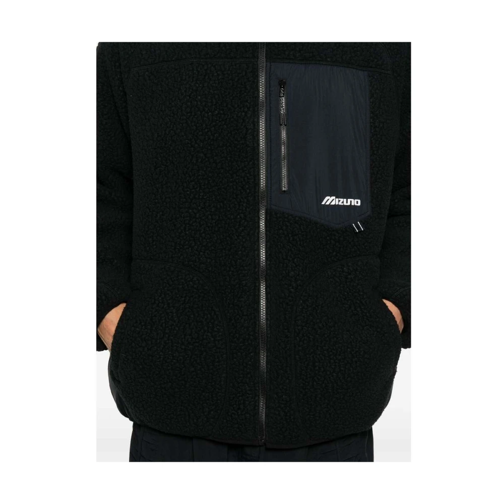 Mizuno Omkeerbare Fleece Shell Jas Black Heren