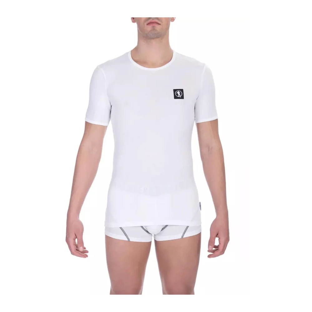 Bikkembergs Men's White Cotton Crew Neck T-Shirt - Underwear - L- Underwear