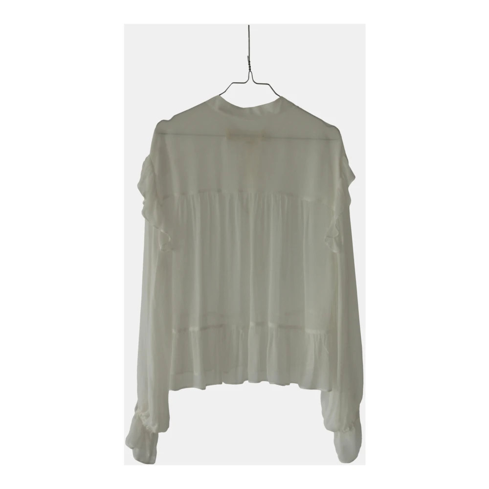 Designers Remix Iola Stropdas Blouse Beige Dames