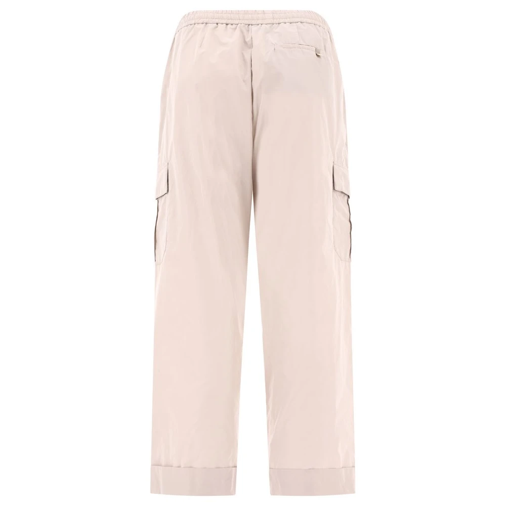 Herno Straight Trousers Pink Dames