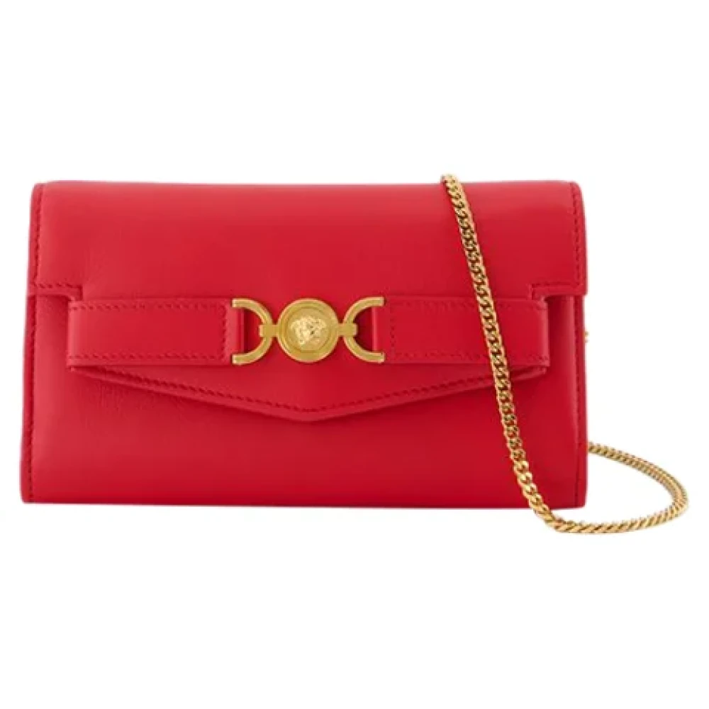 Versace Leather shoulder-bags Red Dames