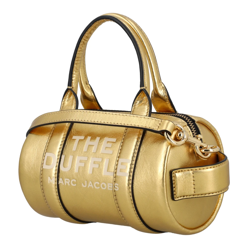 Marc Jacobs Gouden Mini Duffle Tas Handtas Yellow Dames