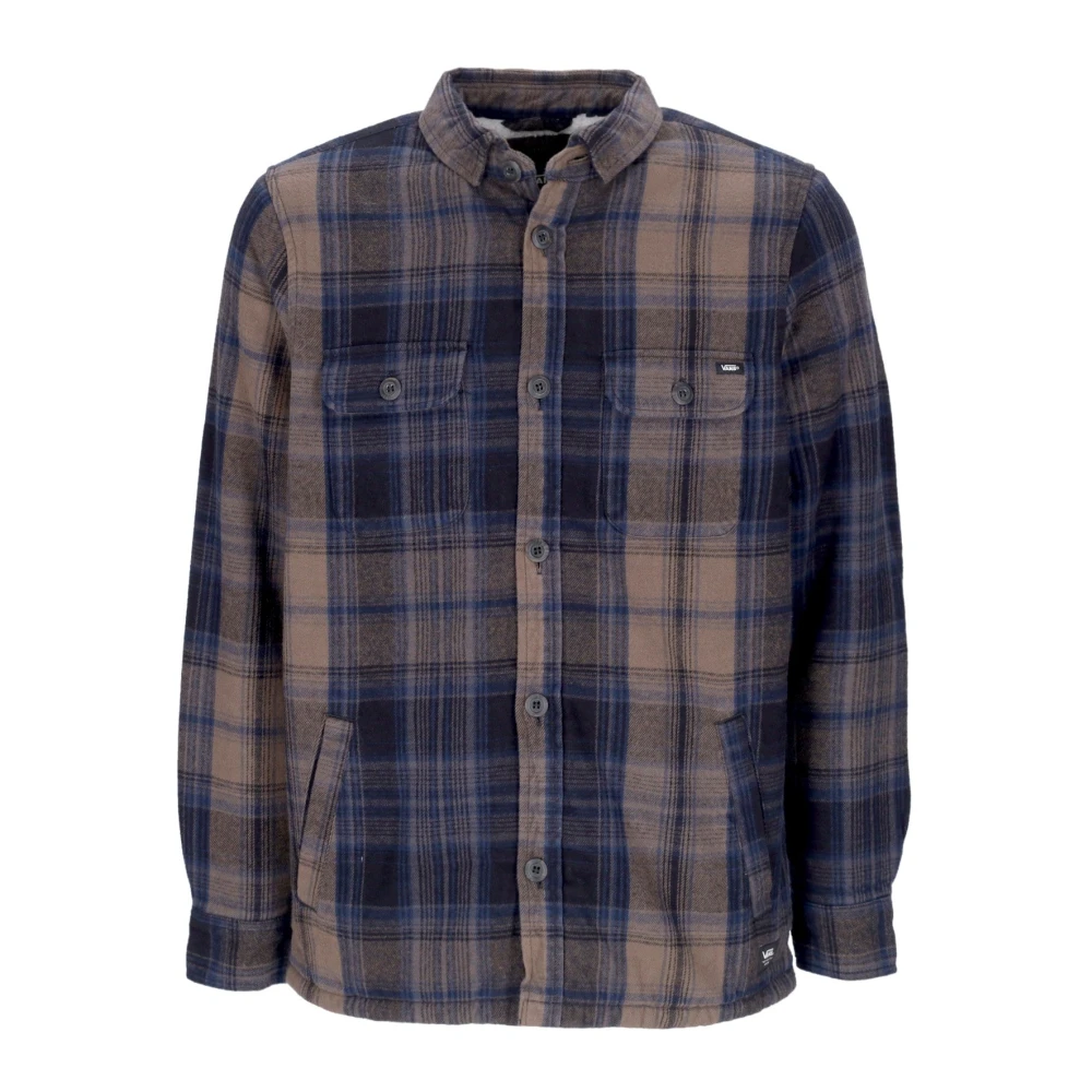 Vans Sherpa Gevoerde Flanellen Shirt Zwart Blue Heren