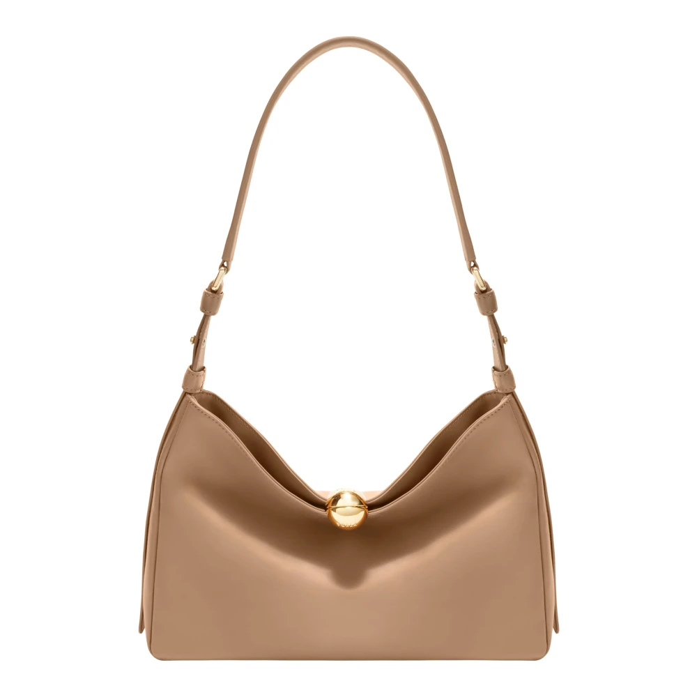 Furla Zachte schoudertas M Brown Dames