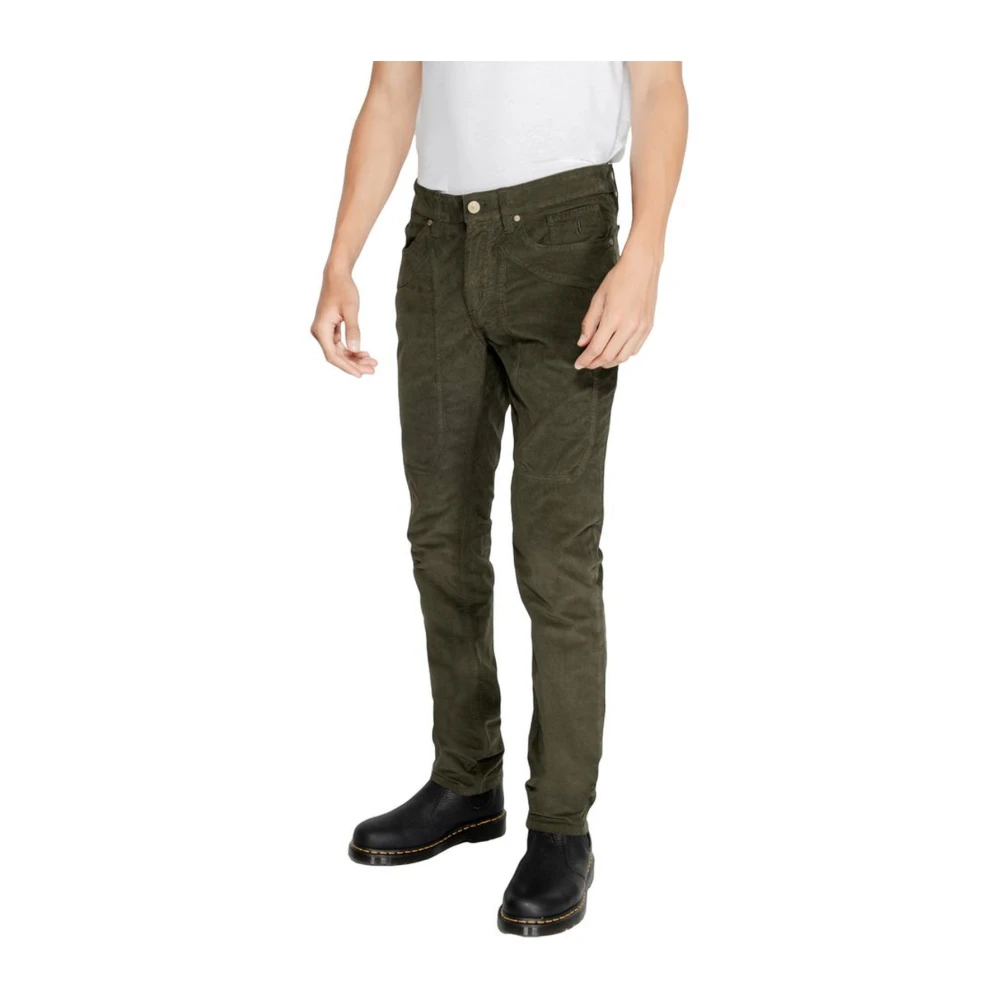 Jeckerson Stretch Katoenmix Herenbroeken Collectie Green Heren