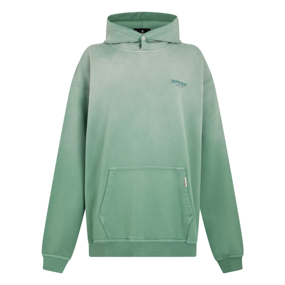 Represent , Hoodies, Male, Green, M, Hoodie