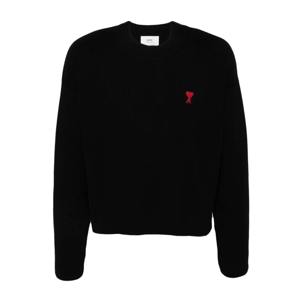 Knitwear > Round-neck Knitwear - - Ami Paris - Modalova