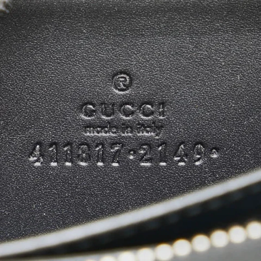 Gucci Vintage Pre-owned Canvas wallets Black Dames