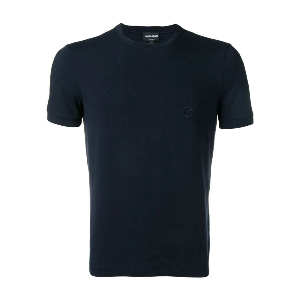 Giorgio Armani T-Shirts Black Heren