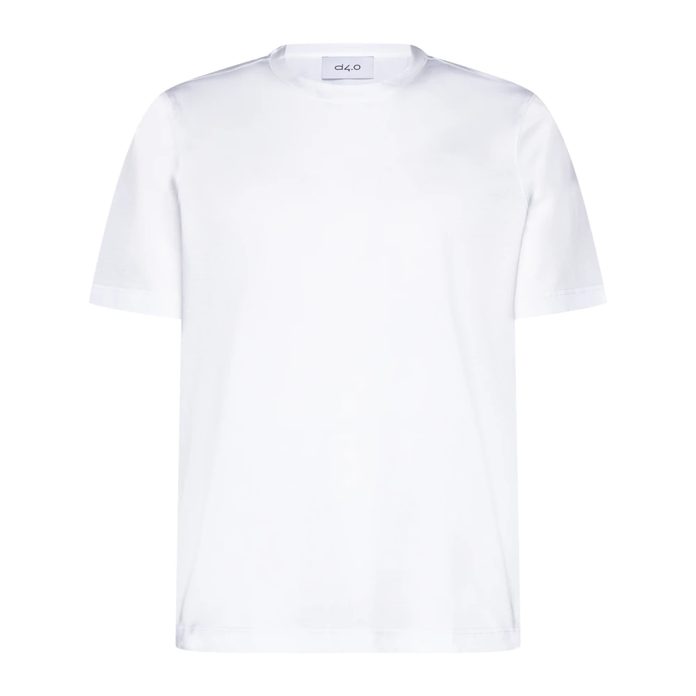 D4.0 Witte T-shirts en Polos White Heren