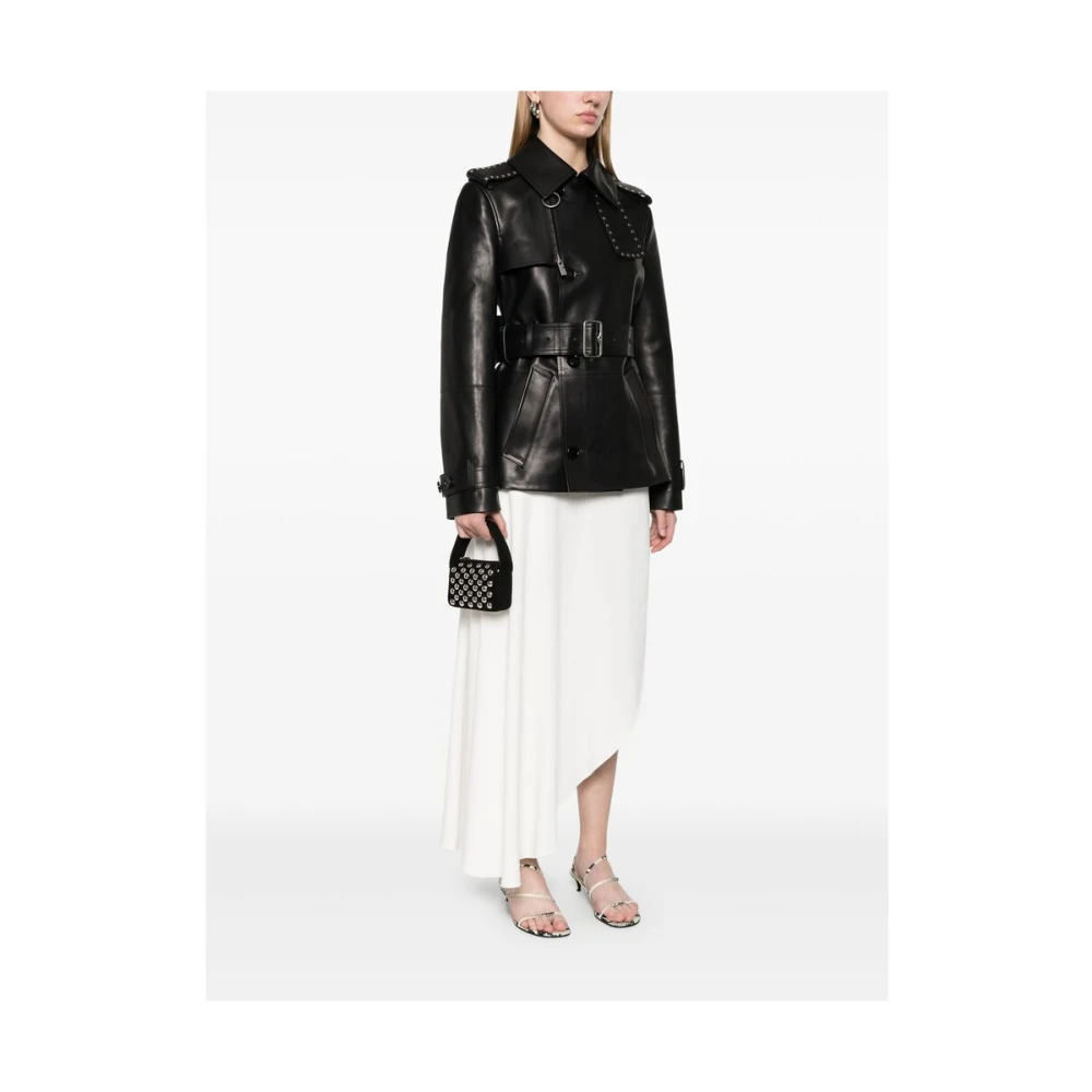 Khaite Studded Zwarte Suède Top Handtas Black Dames