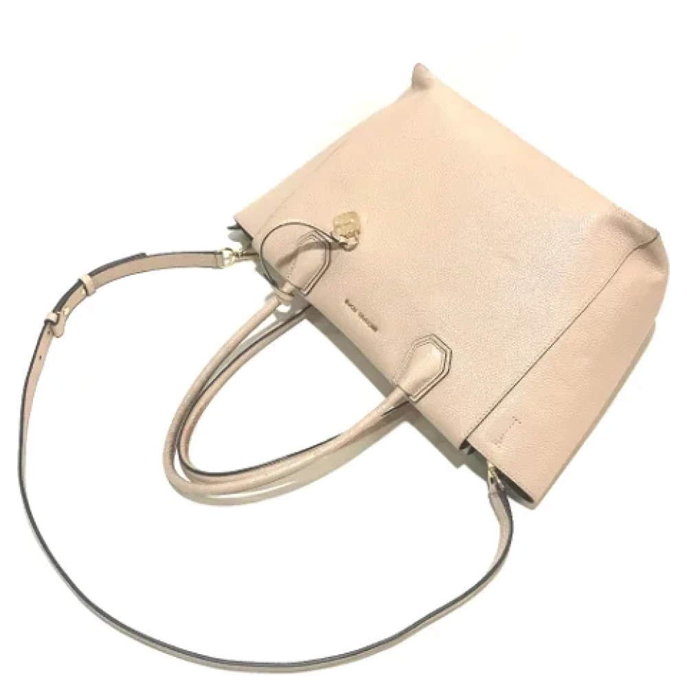 Michael Kors Pre-owned Leather shoulder-bags Beige Dames