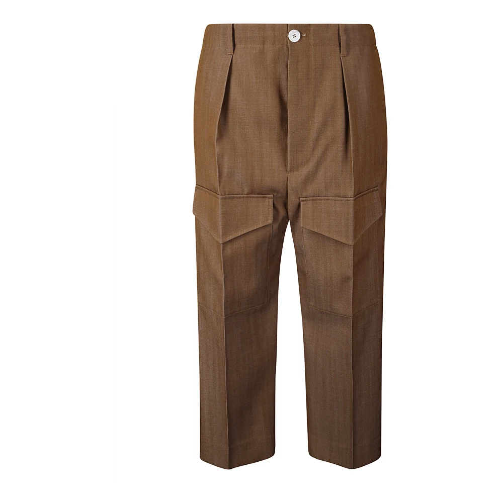 Setchu Gabardine Chino Broek Brown Dames
