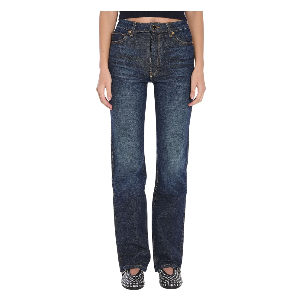 Khaite Lansing Danielle Jean Denim Jeans Blue Dames