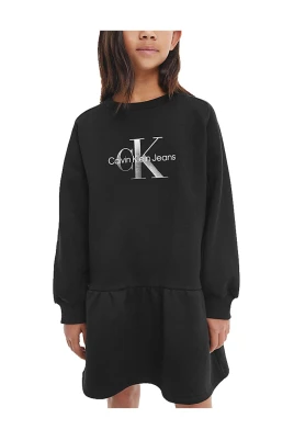 Gradient Monogram Flare Klänning