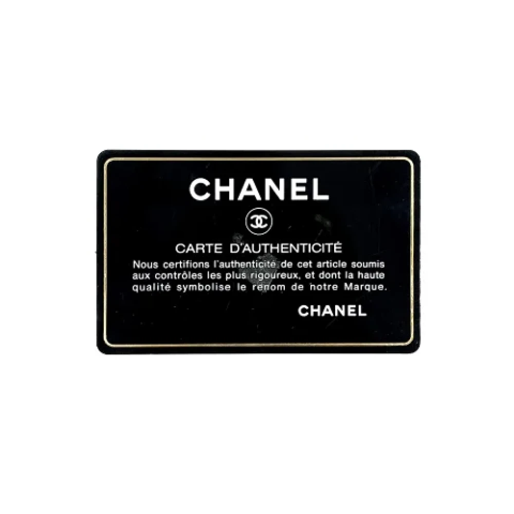 Chanel Vintage Pre-owned Leather handbags Black Dames