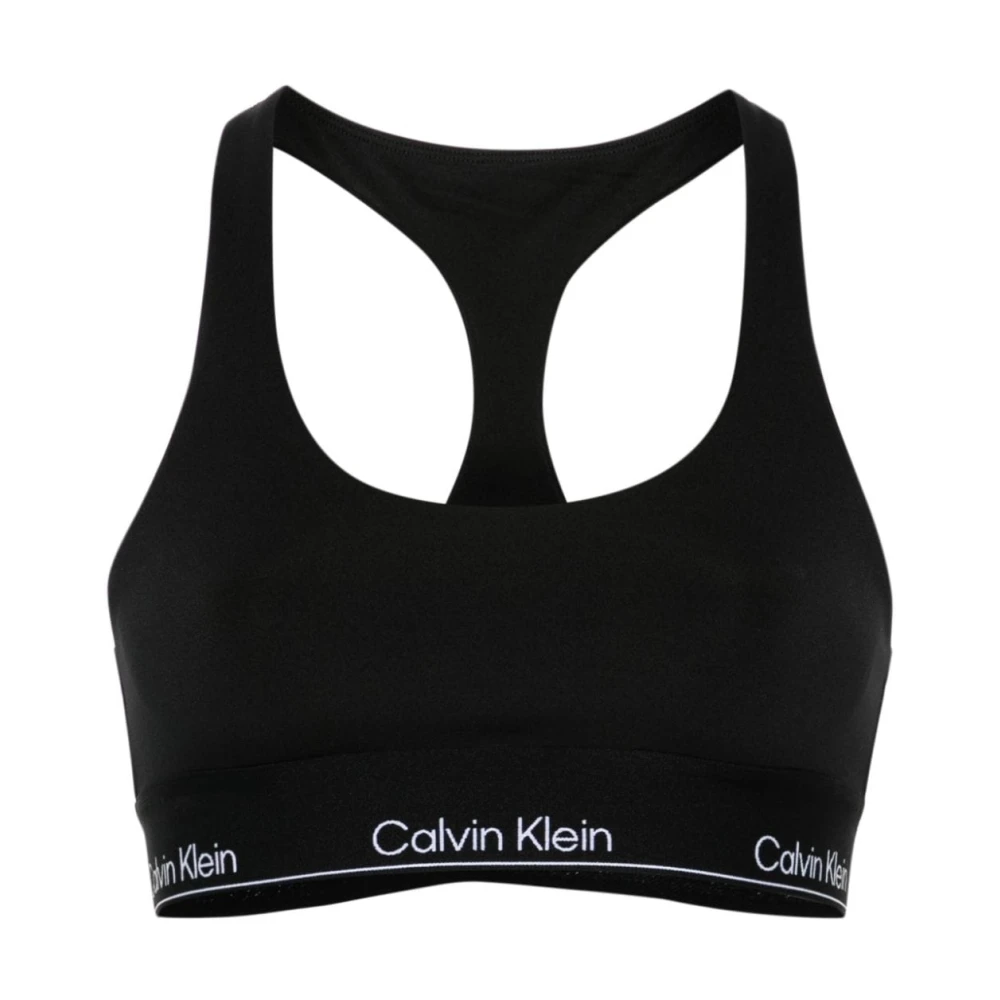 Calvin Klein Zwarte Sporttop voor Vrouwen Black Dames