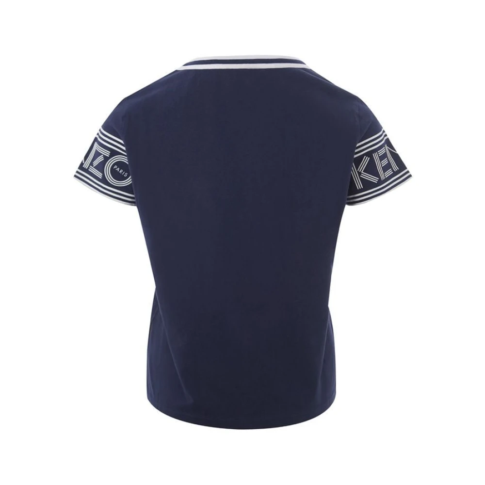 Kenzo Chique Blauw Katoenen Top Blue Dames