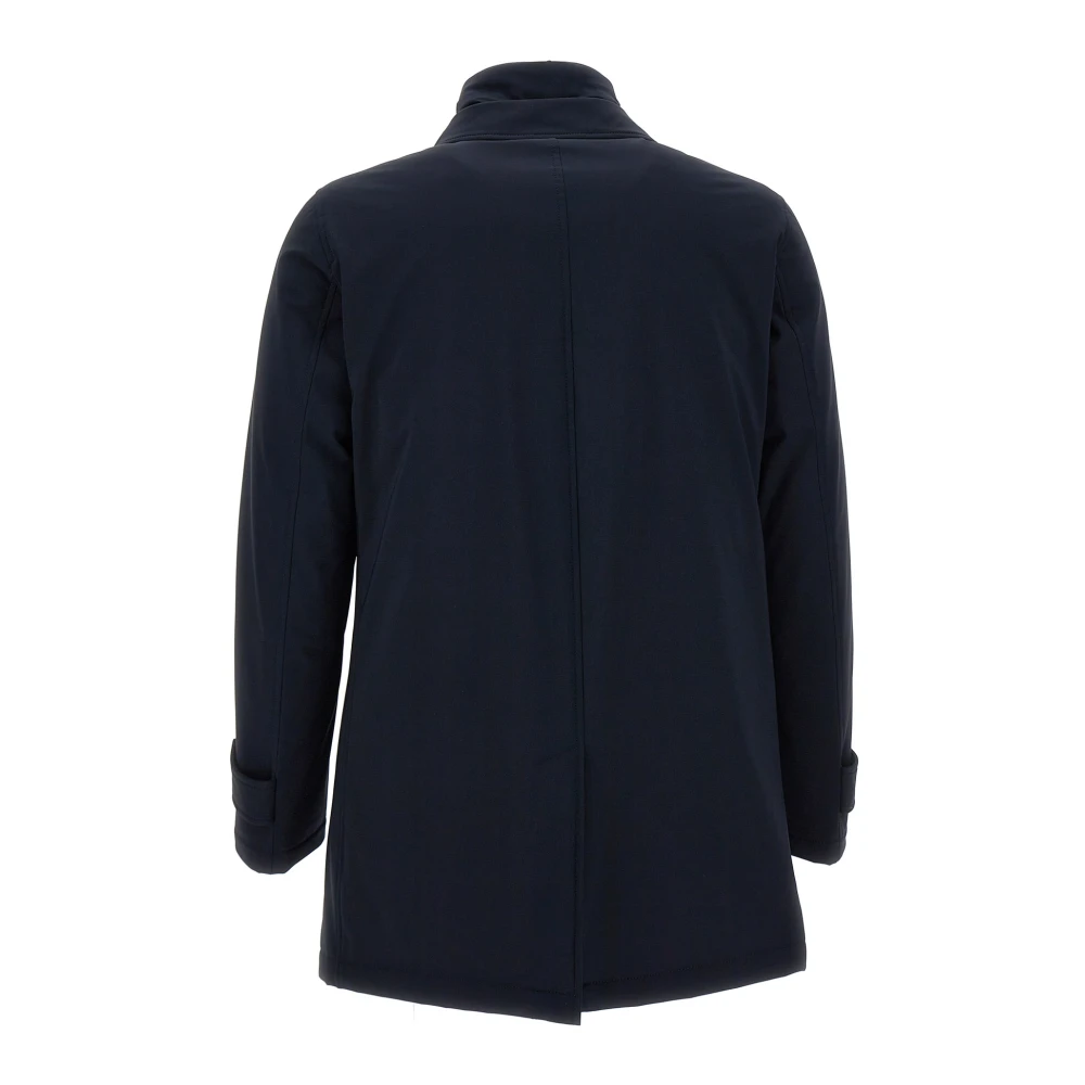 Herno Ultralichte Nylon Jas Blue Heren