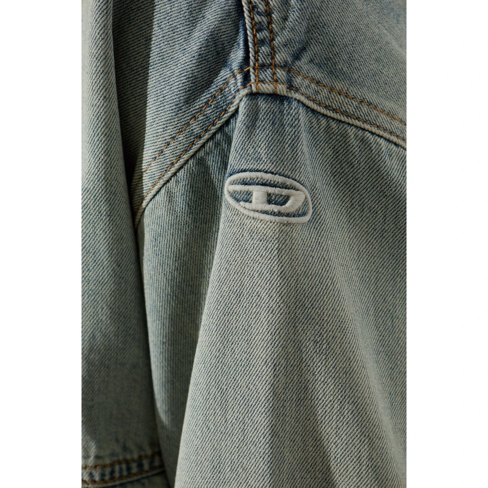Diesel Denim sweatshirt D-Flow-S1 Blue Unisex