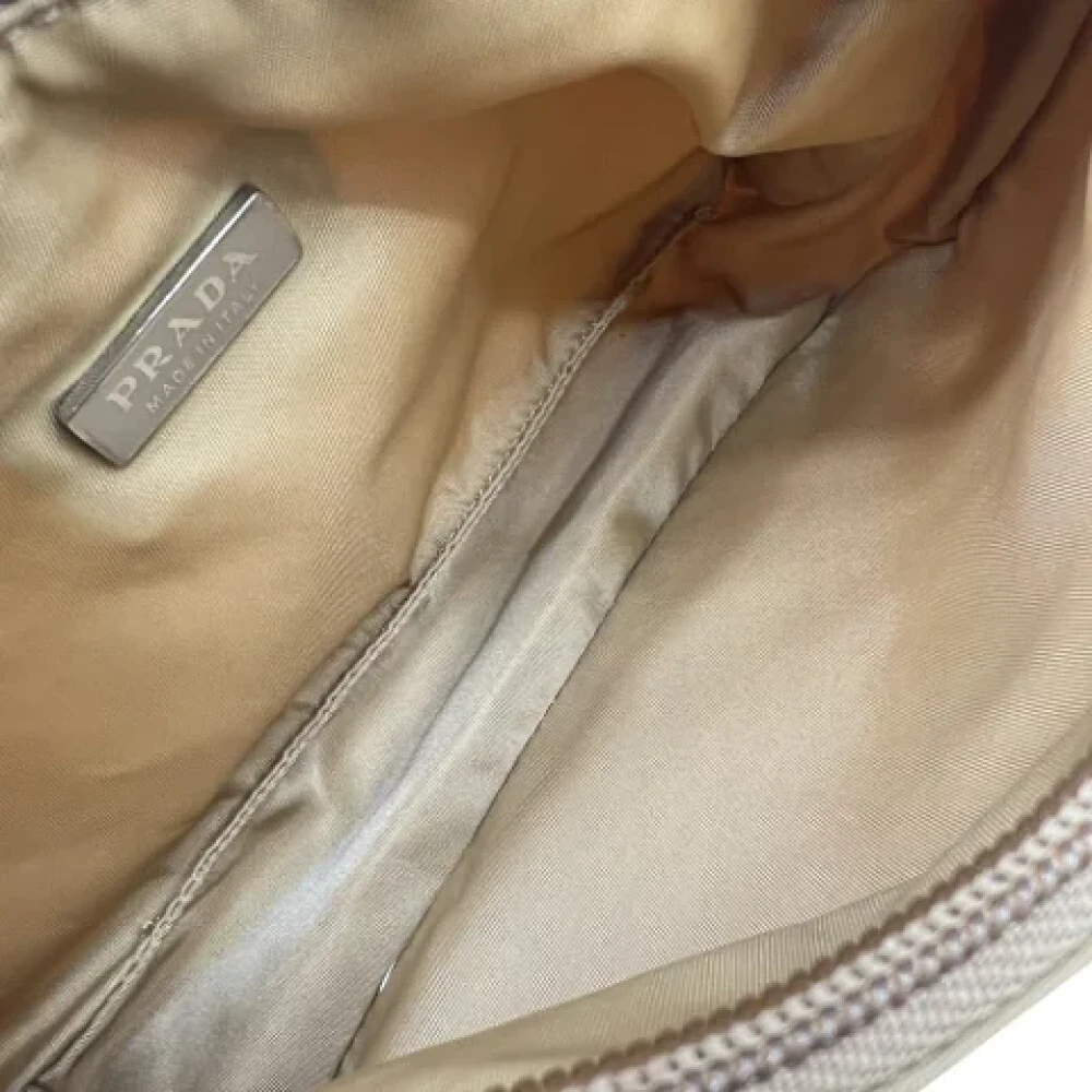 Prada Vintage Pre-owned Nylon prada-bags Yellow Dames