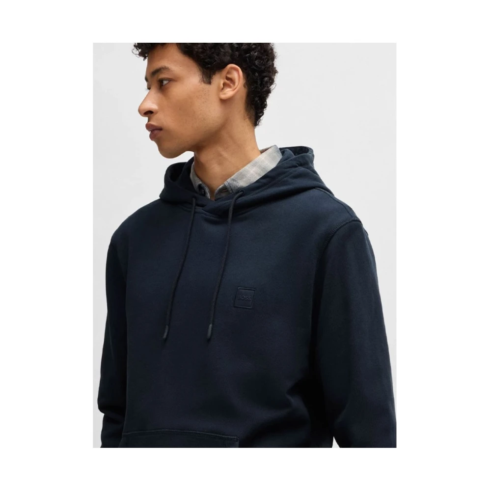 Hugo Boss Stijlvol T-shirt voor mannen Blue Heren