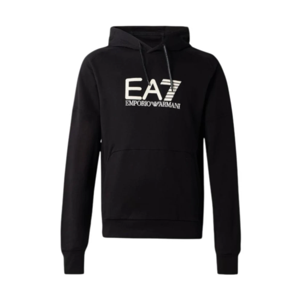 Emporio Armani Ea7 Herren Schwarz Sweatshirts & Hoodies, K, 2XLgröße: