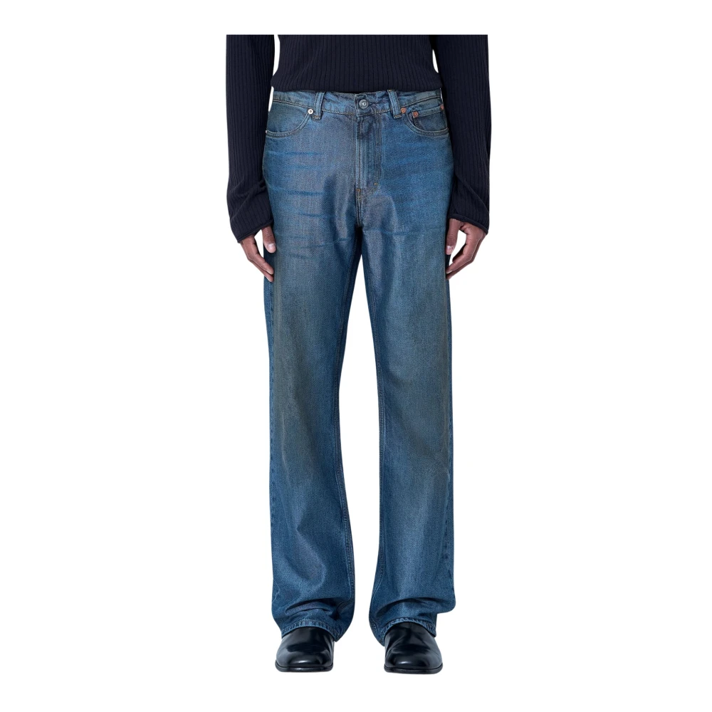 Our Legacy Men's Blue Straight Fit Jeans, W34, Carlson Cut Jeans
