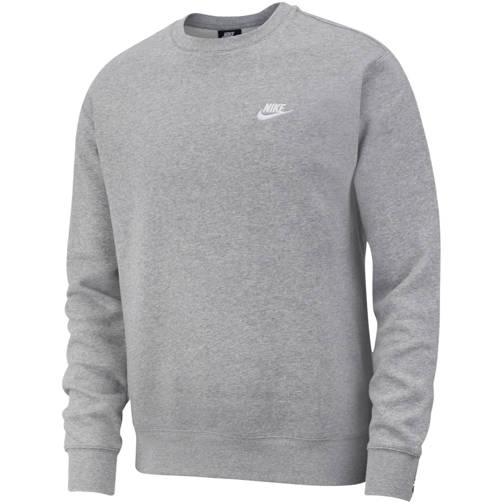 Nike Sportswear Club Fleece Crewneck Sweater Gray, Herr