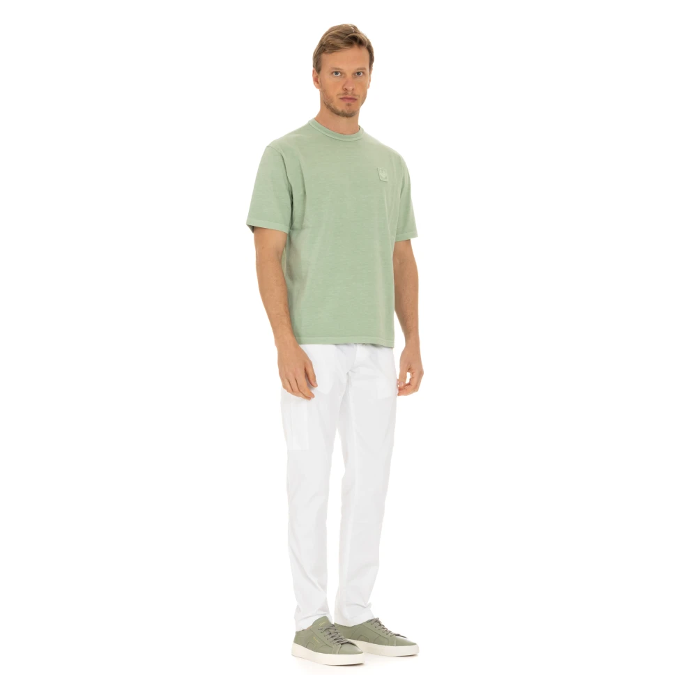 Belstaff Mineral Outliner T-Shirt Green Heren