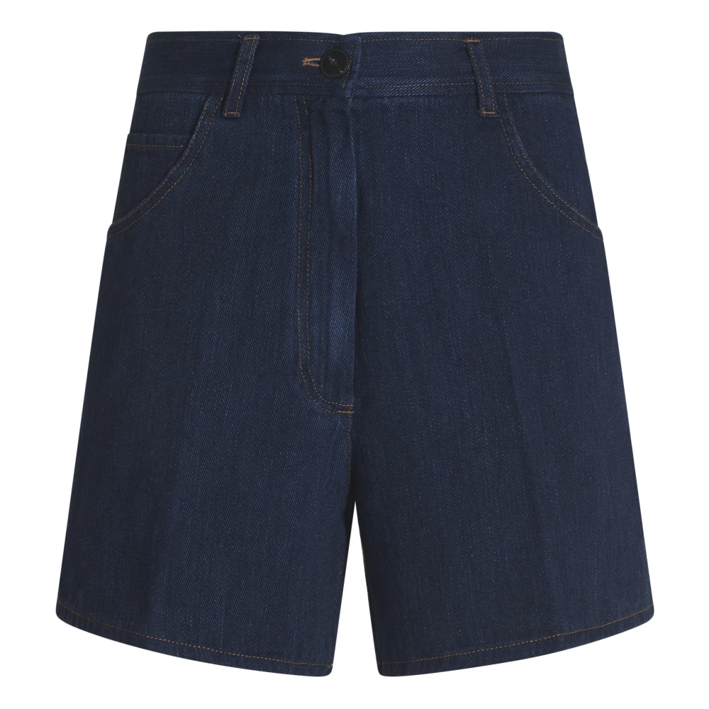 Forte Blauwe Shorts voor Vrouwen Blue Dames