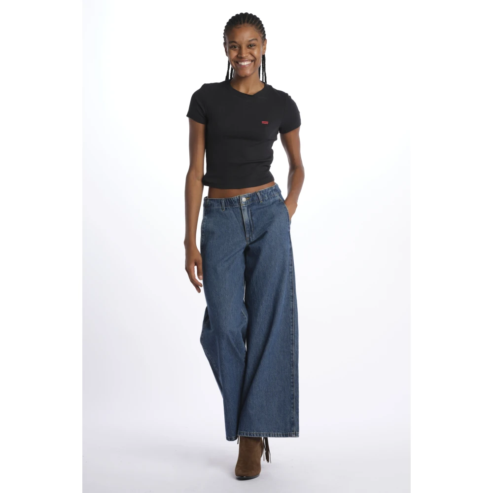 Levi's T-shirts en Polos Black Dames