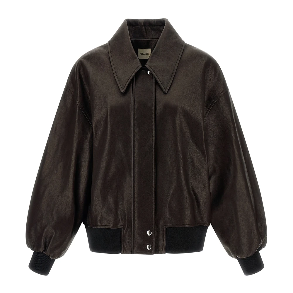 Khaite Women's Brown Shelman Jacket - Leather Jackets - Xs - Jackets