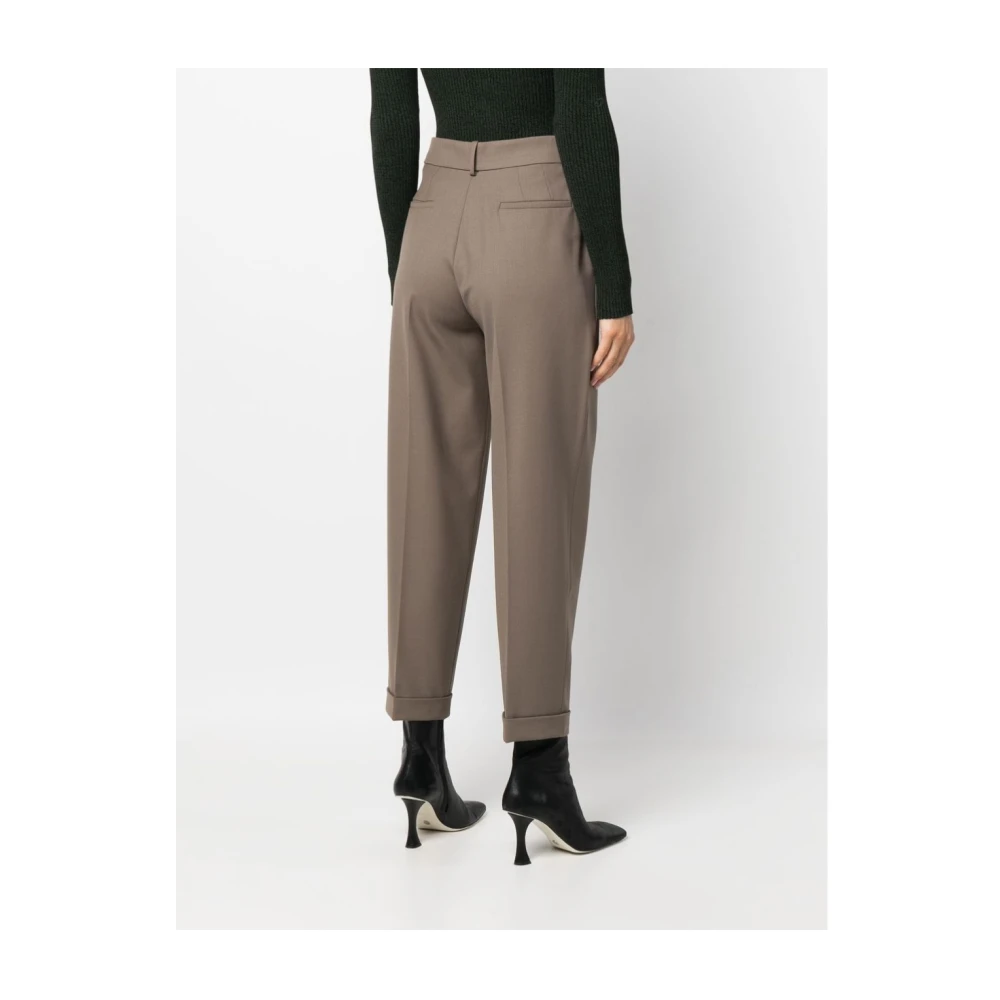 Federica Tosi Wide Trousers Brown Dames