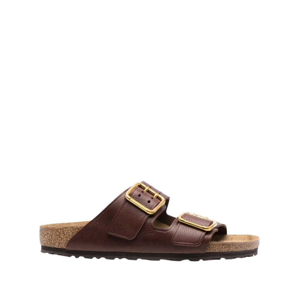 Birkenstock Arizona Bold Leren Sandalen Brown Unisex